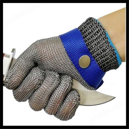 金属铁劳保手套 长款不锈钢钢丝手套 防切割肉