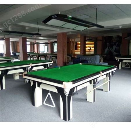 奥得威黑八台球桌德玛西亚标准中式桌球台商用球台