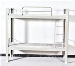钢制双层床铁架子上下铺高低床成人床学生宿舍员工宿舍公寓床床下柜床头柜
