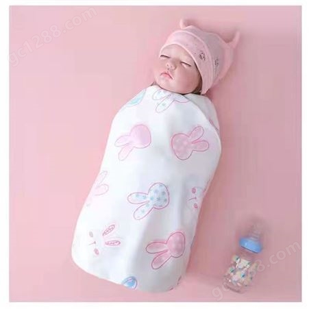 新生儿抱被婴儿衣服空调被初生宝宝纱布巾包单夏季薄款抱毯待产包