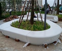 太行甲 玻璃钢树池花池坐凳 大型公园景观座椅 加工定制