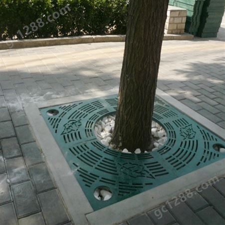太行甲生态透水绿色树池盖板 街道公园美化 表面光滑安装方便