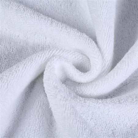 莎曼丽 酒店宾馆毛巾 纯棉白色浴巾 美容院洗浴加厚柔软型