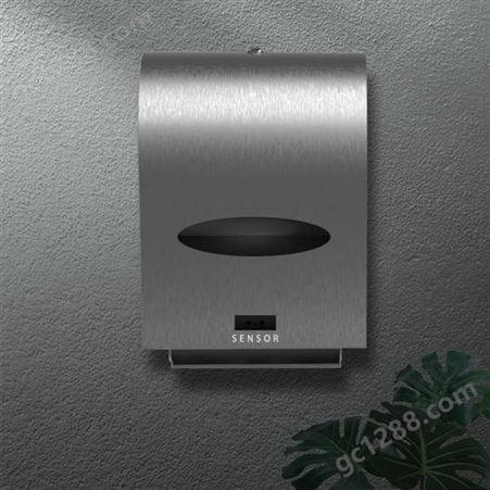 欧美不锈钢卫生间纸巾盒 挂壁式手动切纸机 创意厕所免打孔抽巾盒